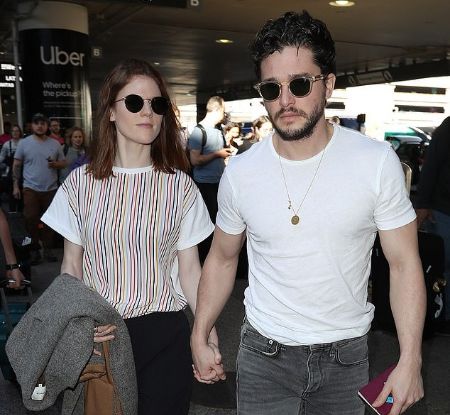Rose and Kit photographed leaving LAX